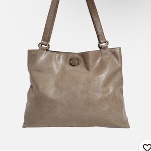 Hobo The Original Free People Beige Shoulder Bag